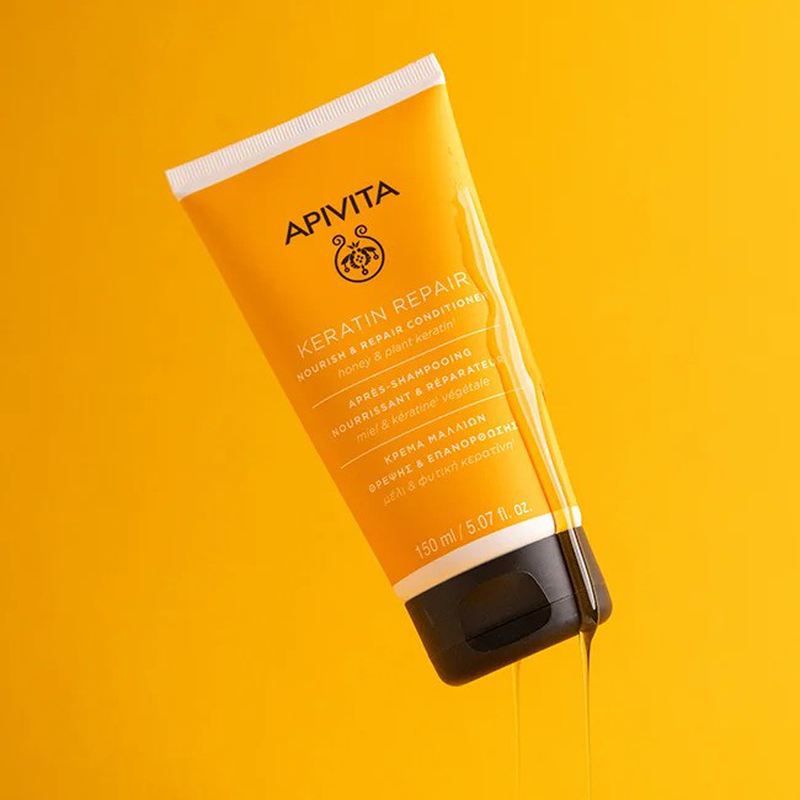 Apivita keratin repair nourish & repair conditioner for dry-damaged hair x 150ml image number null