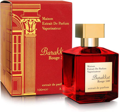Barakkat rouge 540 by fragrance world 100ml extrait de parfum