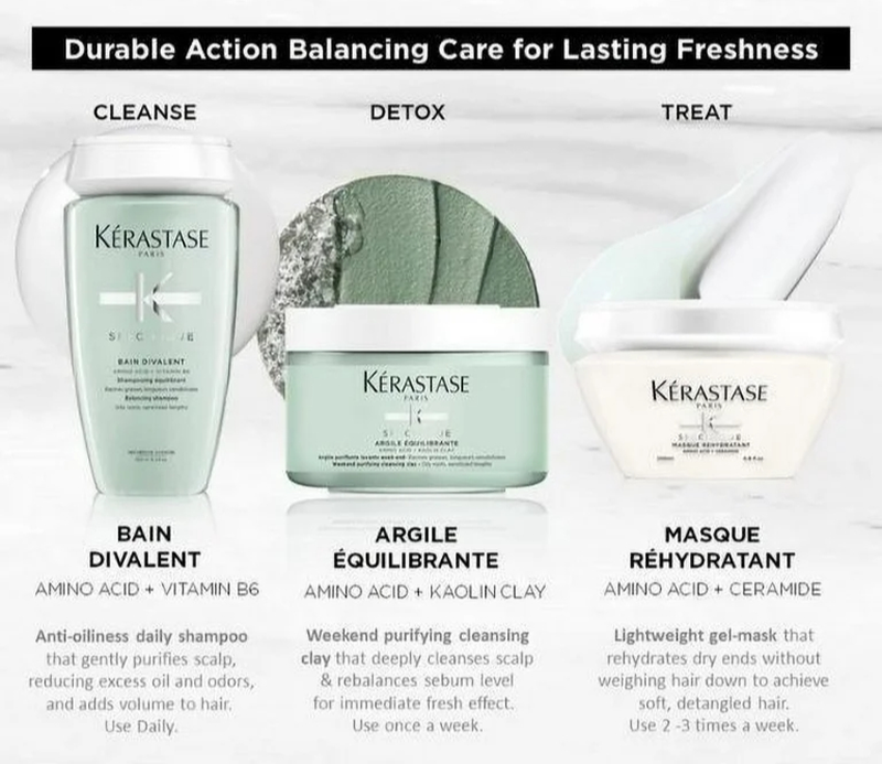 Kérastase routine divalent coffret bain, argile et masque, , medium-null