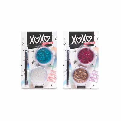 Casuelle xoxo hair glitter set, , medium