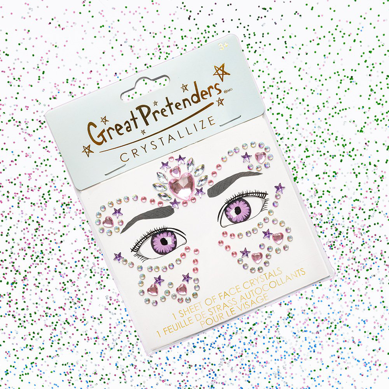 Butterfly face stickers, , medium-null