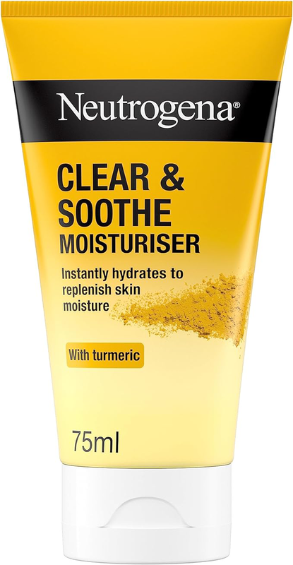 Neutrogena clear & soothe moisturizer - with turmeric x 75ml-null