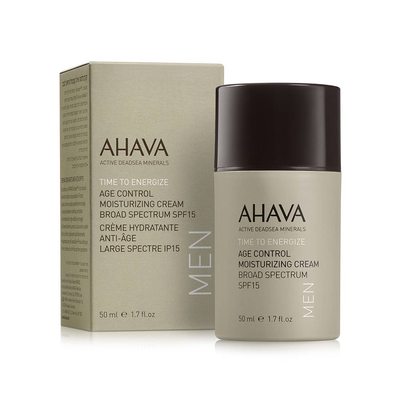 Ahava time to energize age control moisturizing cream broad spectrum SPF15 50ml, , medium