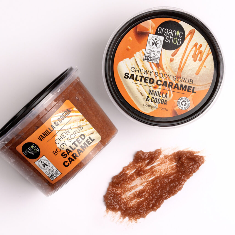 Chewy body scrub salted caramel, , medium-null