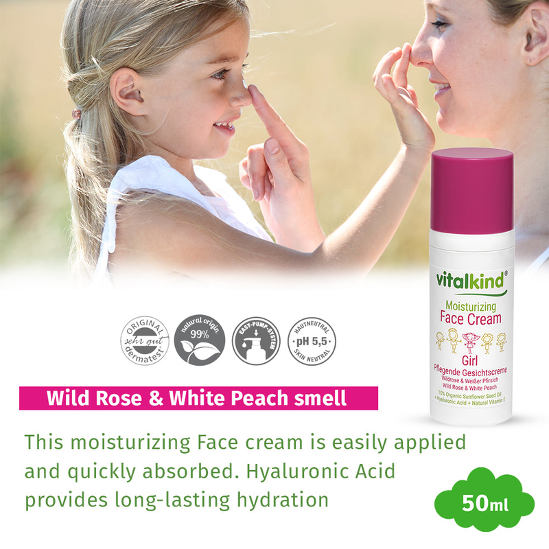 Vitalkind moisturizing face cream girl, , medium image number null