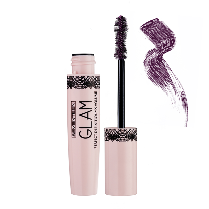 Seventeen glam mascara 02 plum, , medium-null
