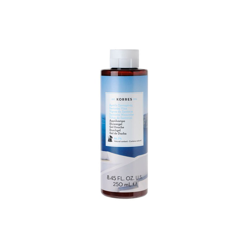 Korres santorini vine 250ml shower gel, , medium-null