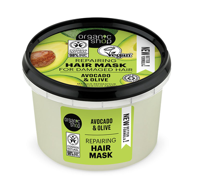 Hair mask honey avocado