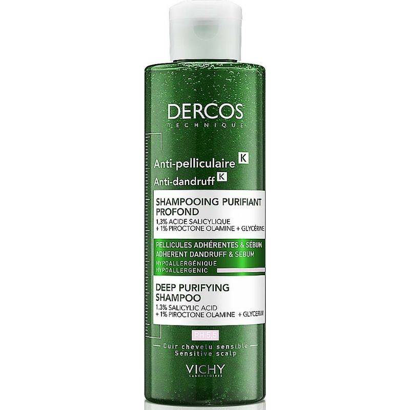 Vichy dercos anti-dandruff k shampoo for sensitive skin 250ml-null
