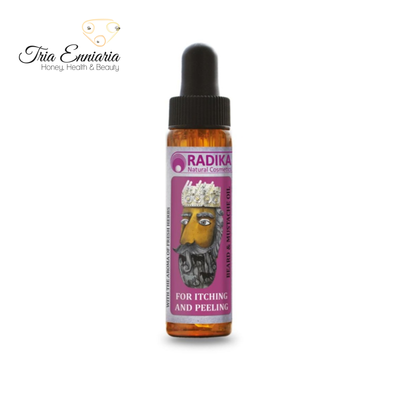 For itching and peeling, oil for beard and moustache, 20 ml, radika, , medium image number null