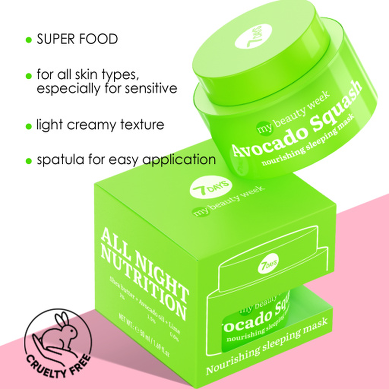 Product image: Nourishing sleeping mask avocado squash-null