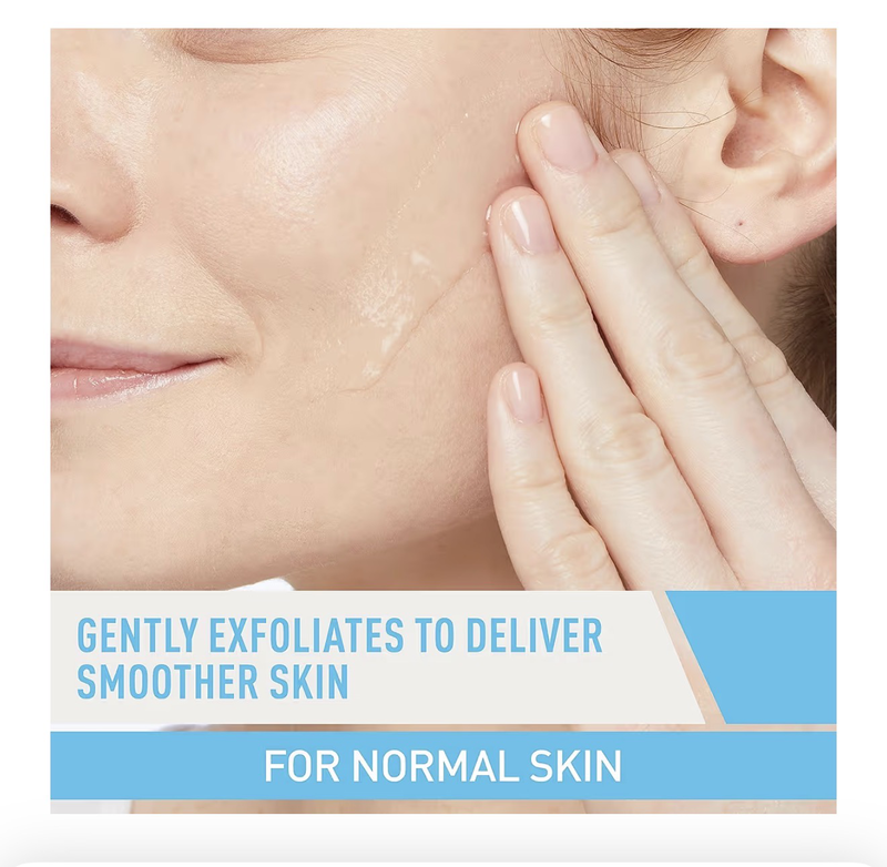 Cerave renewing salicylic acid cleanser, formulated with hyaluronic acid, niacinamide, & ceramides, Gentle bha exfoliating face wash smooths & softens skin, non comedogenic & fragrance free, 16 ounce-null