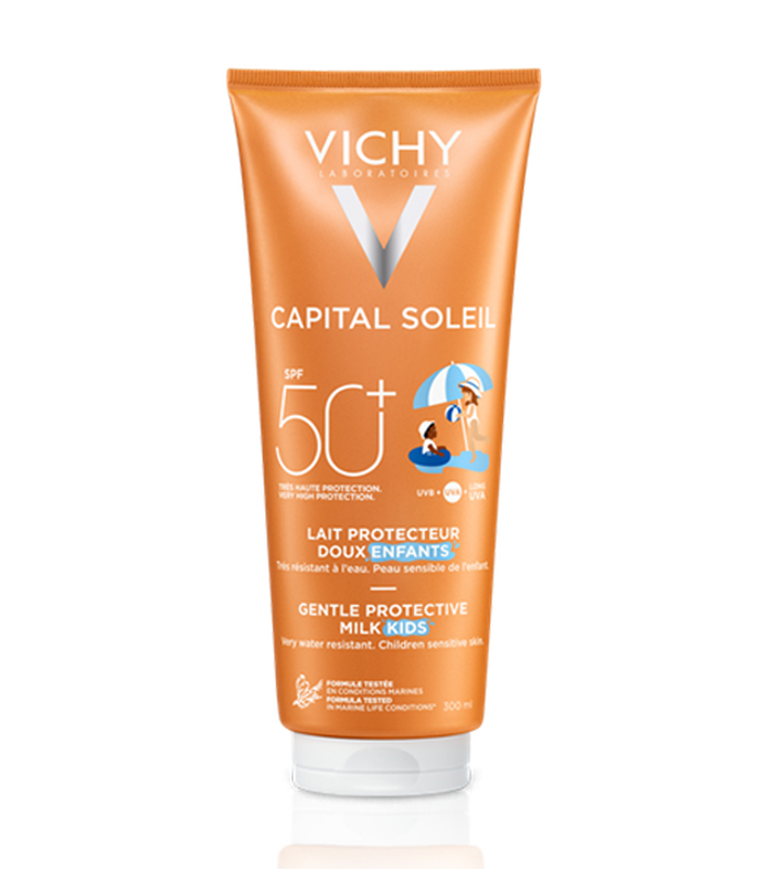 Vichy ideal soleil lait enfants Gentle milk for children face & body SPF50 300ml-null