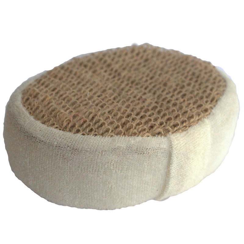 Luxury bath sponge - brown, , medium-null