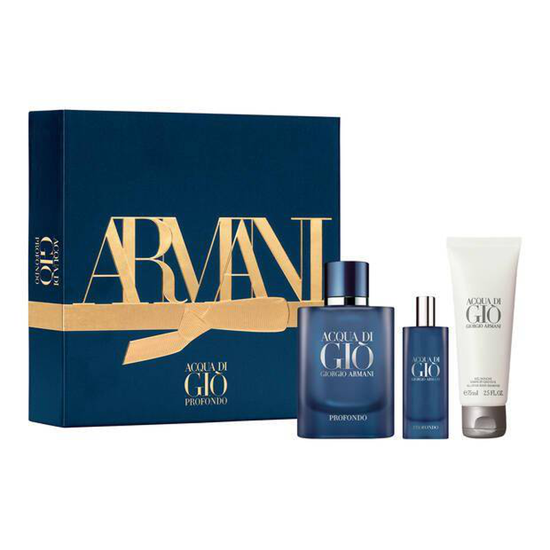Giorgio Armani acqua di gio set eau de parfum 75ml+15ml & shower gel 75ml image number null