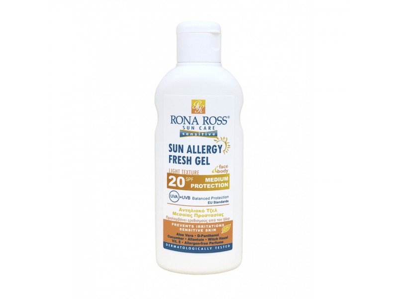Rona ross sun allergy cream-gel SPF20 x 150ml image number null