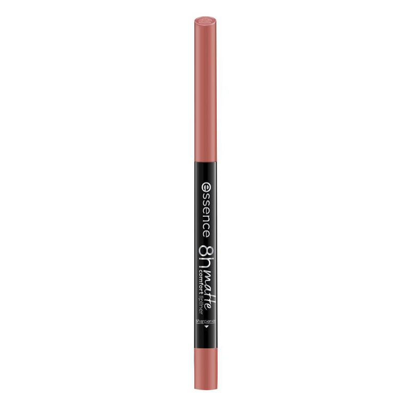 Essence - 8h matte comfort lipliner 04 rosy nude-null