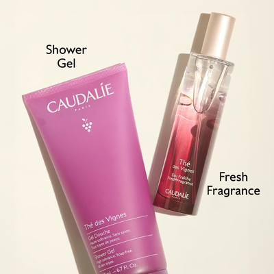 Caudalie the des vignes perfume 50ml & showergel 200ml, , medium