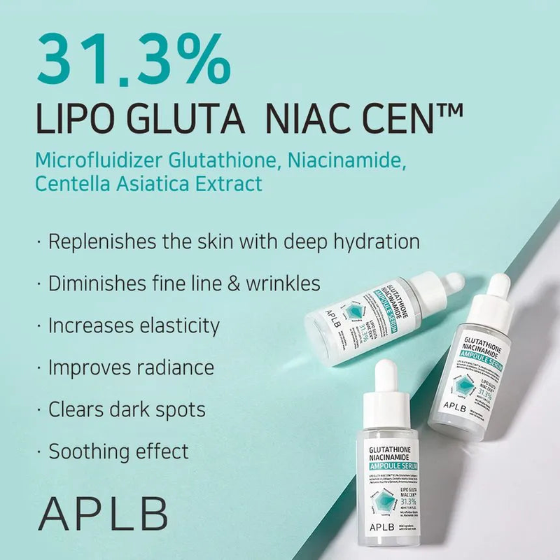 Aplb glutathione niacinamide ampoule serum 40ml, , medium-null