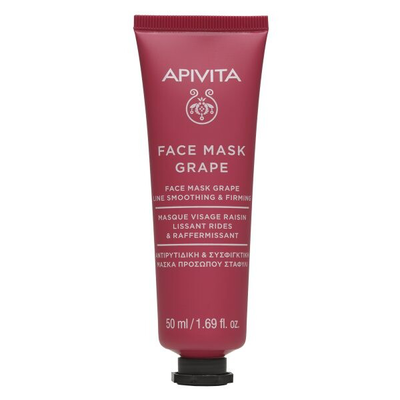 Apivita face mask grape 50ml, , medium