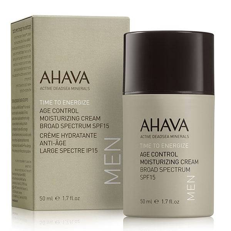 Ahava men age control moist. 50ml cream SPF15 image number null