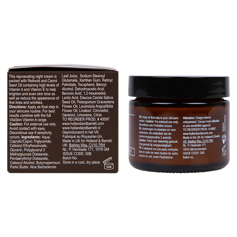 Vitaskin vitamin a rejuvenating night cream-null