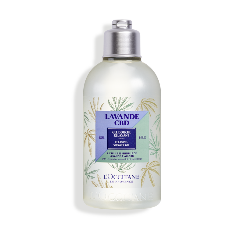 L'occitane lav cbd shower gel 250ml, , medium-null