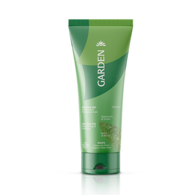 Garden aloe vera gel face & body 200ml, , medium