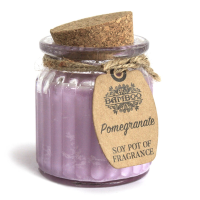 Fragrance candle - pomegranate soy pot, , medium