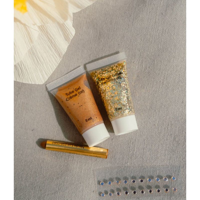 Product image: Glitter & rhinestone make-up kit, , medium-null