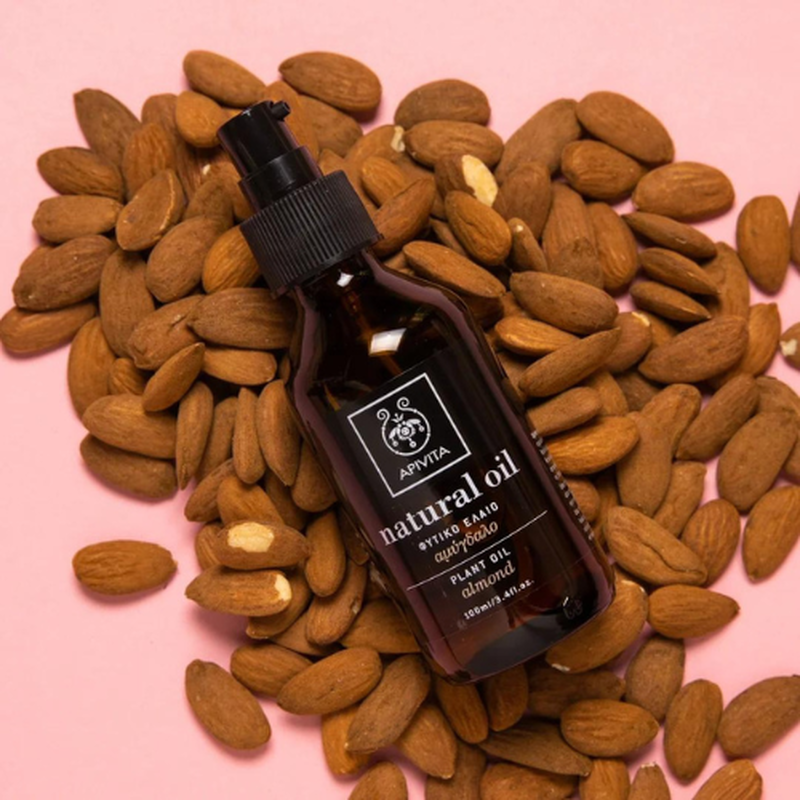 Apivita almond oil 100ml, , medium-null