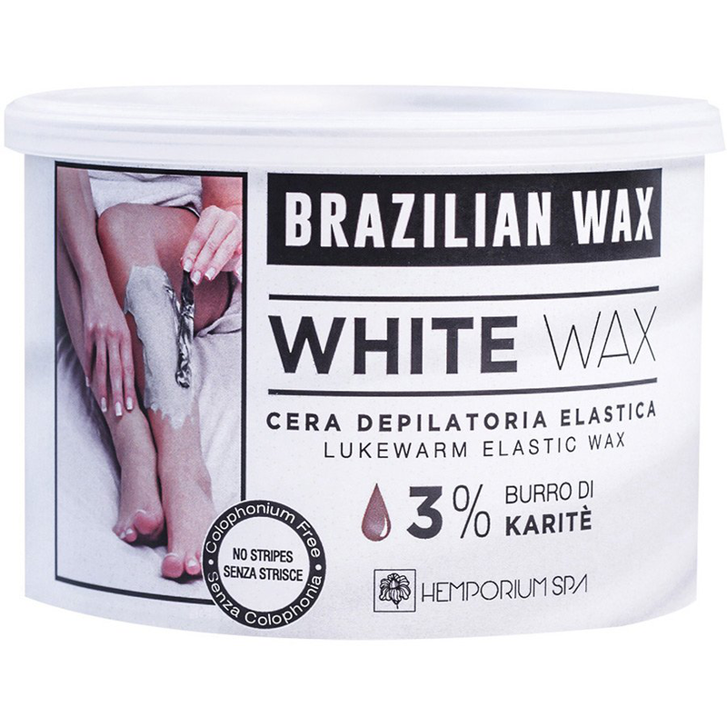 Brazilian white wax 3% karite κερι 400ml, , medium-null