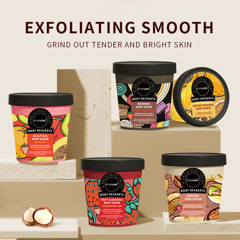 Sersanlove sculpting body scrub – mango sugar, , medium-null