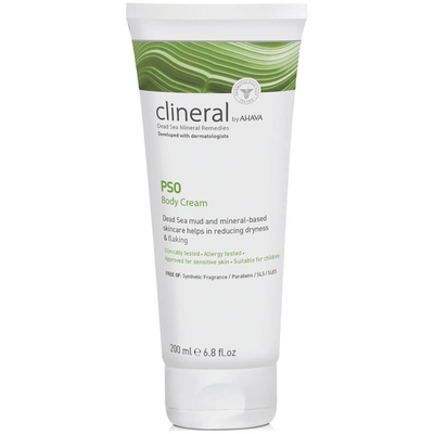 Ahava clineral pso body cream, for irritation, redness& dryness 200ml