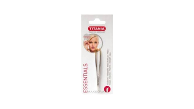Titania 1066/ g slanted gold tweezer, , medium
