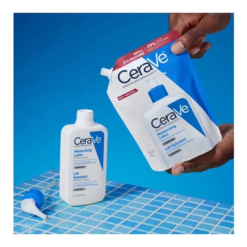 Product image: Cerave ενυδατικό γαλάκτωμα προσώπου, σώματος refill 473 ml-null