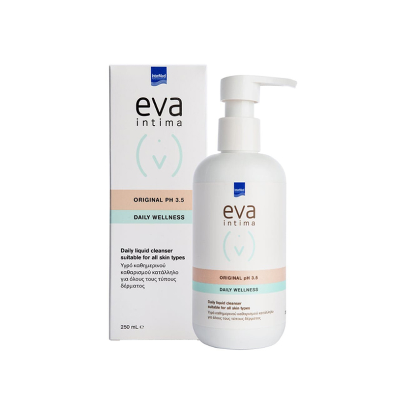 Eva intima daily wellness original ph3.5 &alpha;&pi;&alpha;&lambda;ό&sigmaf; &kappa;&alpha;&theta;&alpha;&rho;&iota;&sigma;&mu;ό&sigmaf; &gamma;&iota;&alpha; &tau;&eta;&nu; &epsilon;&upsilon;&alpha;ί&sigma;&theta;&eta;&tau;&eta; &pi;&epsilon;&rho;&iota;&omicron;&chi;ή 250ml-null