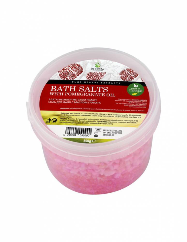 Decosta bath salts pomegranate oil 500g, , medium image number null