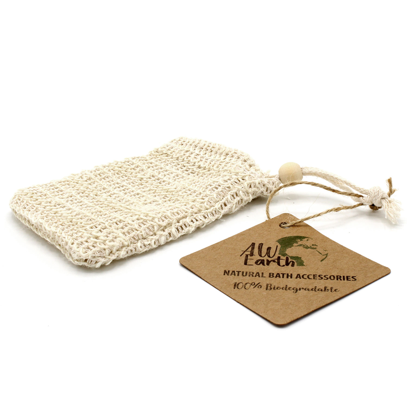 Nature soap bag - washed jute, , medium-null