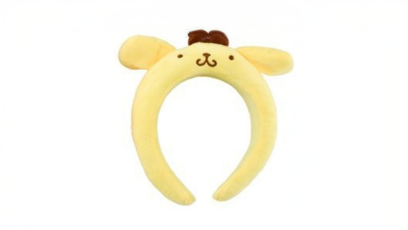 Pompompurin plush headband &ndash; kawaii sanrio hair accessory, , medium-null