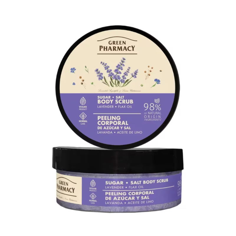 Gp - green pharmacy body scrub lavender & flax oil 200ml, , medium-null