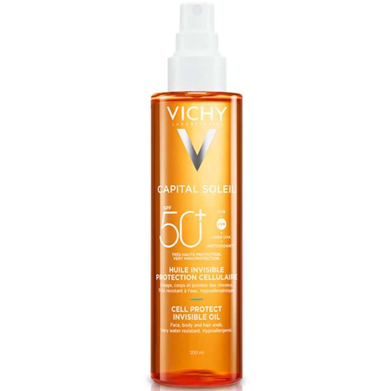 Vichy capital soleil cell protect invisible oil &alpha;ό&rho;&alpha;&tau;&omicron; &lambda;ά&delta;&iota; &sigma;ώ&mu;&alpha;&tau;&omicron;&sigmaf; SPF50+ 200 ml-null
