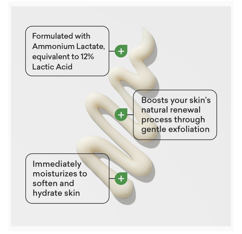 Amlactin daily moisturizing lotion for dry skin pump bottle 2-in-1 exfoliator body lotion with 12% lactic acid-null