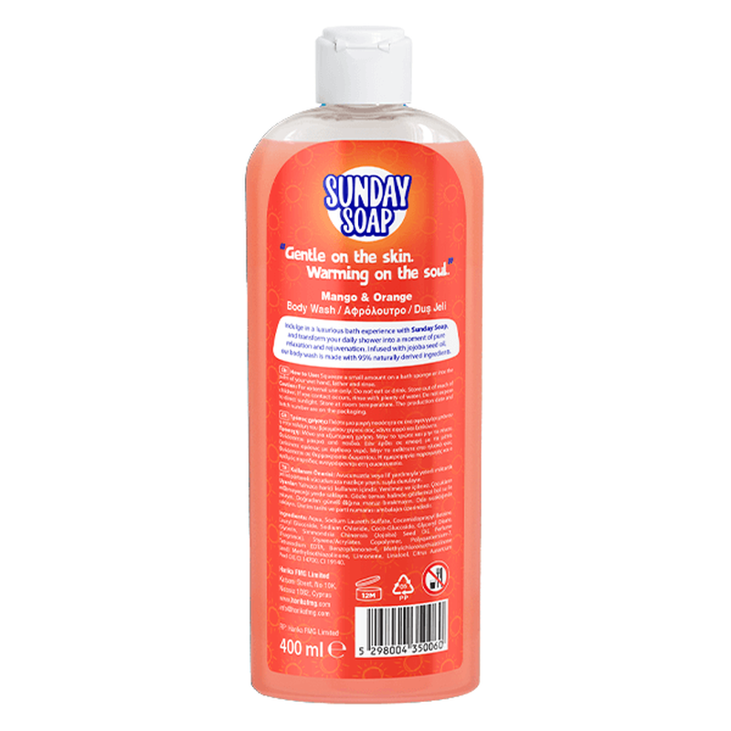 Mango & orange body wash (essentials collection)-null