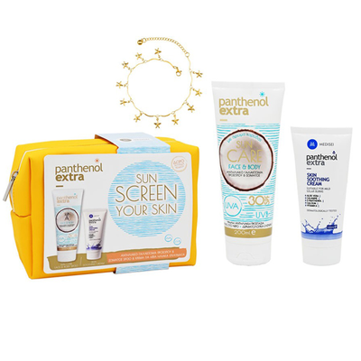 Panthenol extra sunscreen your skin set με αντηλιακό γαλάκτωμα προσώπου-σώματος SPF30 200 ml & skin soothing cream 100 ml, , medium