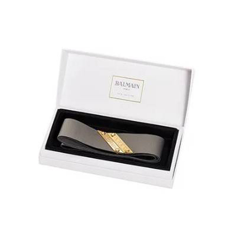 Balmain Genuine leather headband silver, , medium image number null