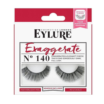 Eylure exaggerate eyelashes no 140, , medium