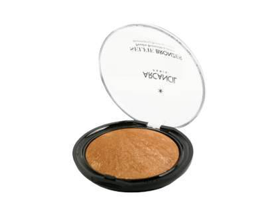 Arcancil selfie bronzer illuminating bronzing powder gold glow no:001