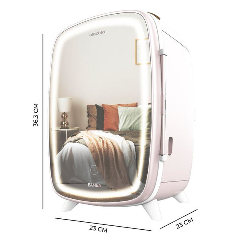 Cecotec coolingbeauty 6000 mini cosmetic fridge 6l - pink, , medium-null