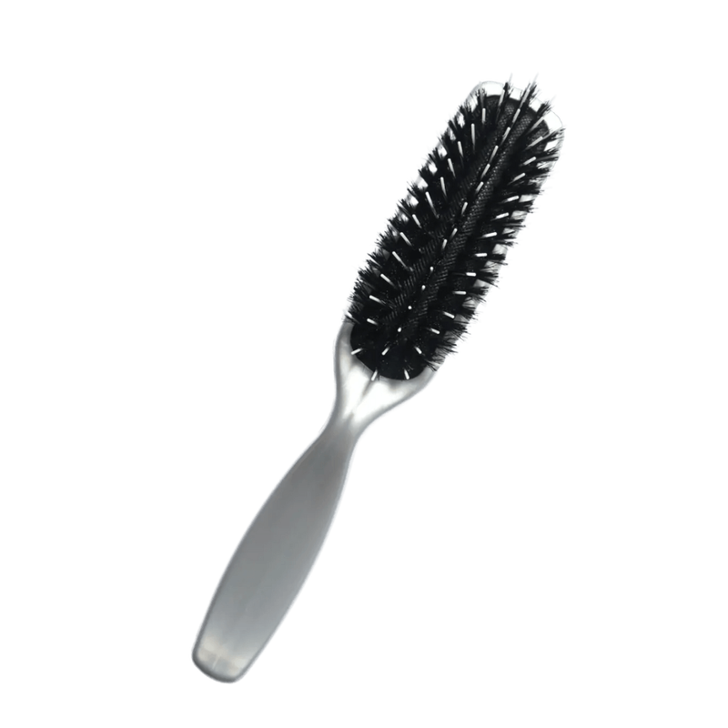 Small narrow professional boar bristle brush, , medium-null